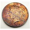 Image 1 : 1923 "RAINBOW" PEACE DOLLAR UNC