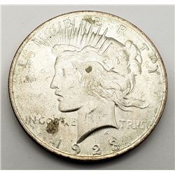 1925 PEACE DOLLAR AU