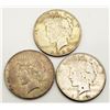 Image 1 : 3 - CIRC OR BETTER SILVER DOLLARS;