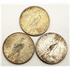 Image 2 : 3 - CIRC OR BETTER SILVER DOLLARS;