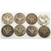 Image 2 : 8 BARBER HALF DOLLARS CIRCS