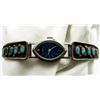 Image 1 : TIMEX TURQUOISE STERLING WATCH