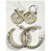 Image 1 : 2-PAIRS OF FLASHY EARRINGS LOOK NEW!
