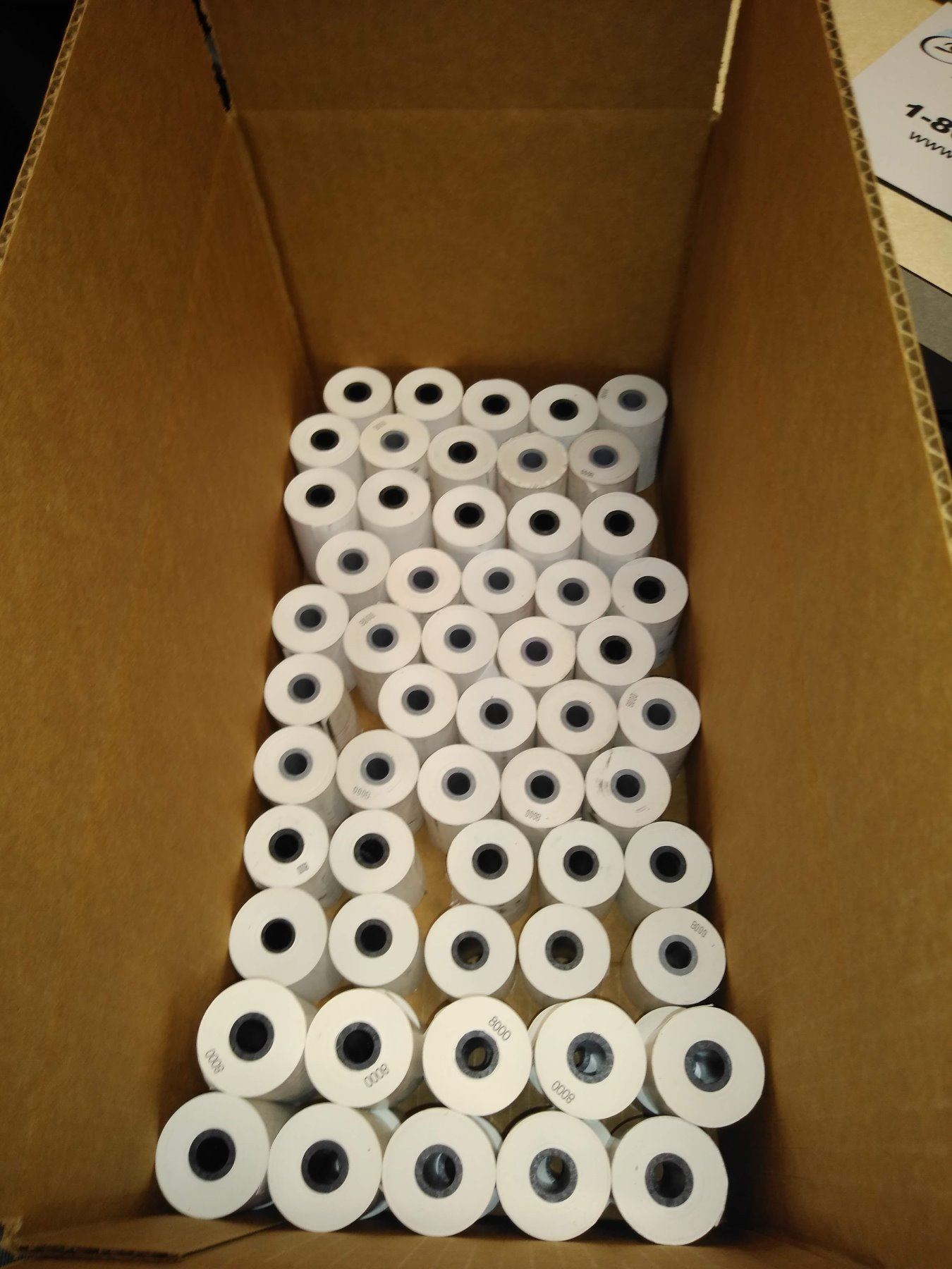 ASSORTED ROLLS OF PAPER TAPE - FD100 AND 8000
