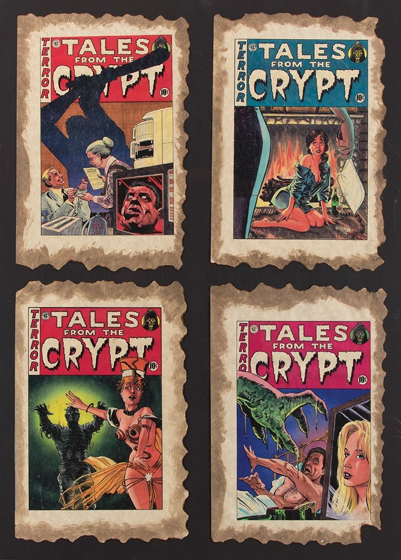 Tales from the Crypt (21) episode key art prop comic book covers