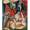 Image 1 : Pablo Picasso Spanish Cubist Oil on Canvas 3.4.70