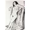 Image 1 : Ou Yang b.1937 Chinese Ink Nude on Paper
