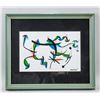 Image 2 : Joan Miro Spanish Surrealist Mixed Media on Paper