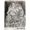 Image 2 : French Fauvist School Charcoal Signed Illegibly