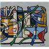 Image 4 : Fernand Leger French Cubist Oil Cardboard Still 52