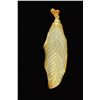 Image 2 : Chinese Agate Carved Leaf Shaped Snuff Bottle