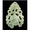 Image 2 : 3 Assorted Chinese Green Jade Pendants & Miniature