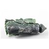 Image 3 : Chinese Hetian Green Jade Cabbage with Wood Stand