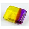 Image 2 : 26 Ct Emerald Cut Multi-color Ametrine Gemstone