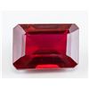 Image 1 : 30.70 Ct Emerald Cut Red Natural Ruby Gemstone