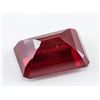 Image 3 : 30.70 Ct Emerald Cut Red Natural Ruby Gemstone