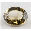 Image 1 : 11.70 Ct Oval Cut Yellow Sapphire Gemstone