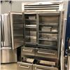 Image 2 : SUB ZERO PRO48 COMMERCIAL GRADE GLASS DOOR AND STAINLESS STEEL REFRIGERATION UNIT