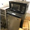 Image 1 : SANYO STAINLESS STEEL BAR FRIDGE AND DANBY MICROWAVE