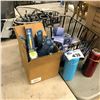 Image 1 : LOT OF SANTAVIA WATER TESTING KITS, FILTER BOTTLES, MINERAL BASKETS AND ALKALINE STICKS