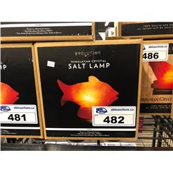 HIMALAYAN CRYSTAL SALT LAMP, FISH DESIGN