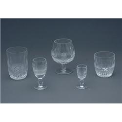 Waterford Colleen Pattern Crystal Stemware Servic