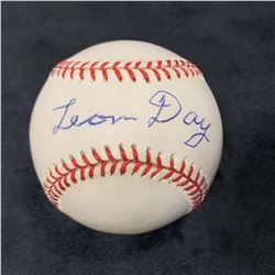 Autographed Leon Day Baseball