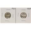 Image 1 : Lot of 1925 & 1939 Mercury Dime Coins