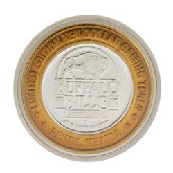 .999 Silver Buffalo Bills Resort & Casino Primm, NV $10 Limited Edition Gaming Token