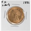 Image 1 : 1882 $10 Liberty Head Eagle Gold Coin