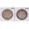 Image 1 : Lot of (2) 1878 $1 Morgan Silver Dollar Coins