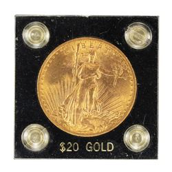 1908 $20 St. Gaudens Double Eagle Gold Coin