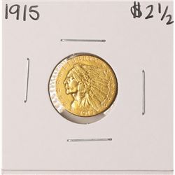 1915 $2 1/2 Indian Head Quarter Eagle Gold Coin