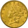 Image 3 : 1859-S $20 Liberty Head Double Eagle Gold Coin PCGS MS61