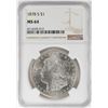 Image 1 : 1878-S $1 Morgan Silver Dollar Coin NGC MS64