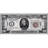 Image 1 : 1934A $20 Hawaii WWII Emergency Issue Federal Reserve Note