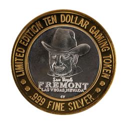 .999 Fine Silver Sam Boyd's Fremont Las Vegas, NV $10 Limited Edition Gaming Token