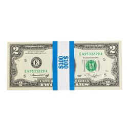 Lot of (50) Consecutive 1976 $2 Federal Reserve Notes Richmond