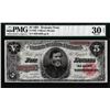 Image 1 : 1891 $5 Treasury Note Fr.363 PMG Very Fine 30EPQ