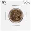 Image 1 : 1854 $3 Indian Princess Head Gold Coin