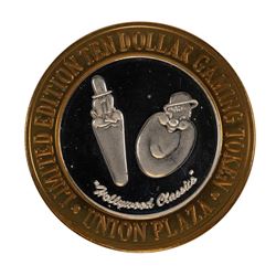 .999 Silver Plaza Hotel & Casino Nevada $10 Gaming Token Limited Edition
