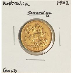 1902 Australia Sovereign Edward VII Gold Coin