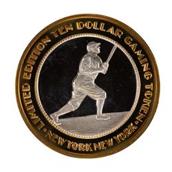 .999 Silver New York New York Casino Las Vegas $10 Limited Edition Gaming Token