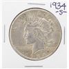 Image 1 : 1934-S $1 Peace Silver Dollar Coin