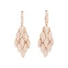 Image 1 : 14KT Rose Gold 1.80 ctw Diamond Earrings