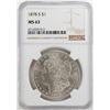 Image 1 : 1878-S $1 Morgan Silver Dollar Coin NGC MS63