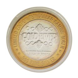.999 Fine Silver Goldriver Laughlin, Nevada $10 Limited Edition Gaming Token