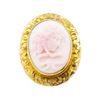 Image 1 : 14KT Yellow Gold Cameo Pin