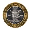 Image 2 : .999 Silver Sam's Town Las Vegas Nevada $10 Casino Limited Edition Gaming Token