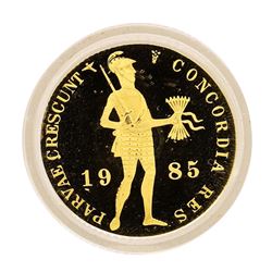 1985 Netherland Ducat Proof Gold Coin